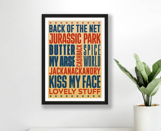 Alan Partridge Exclamation Quotes Poster