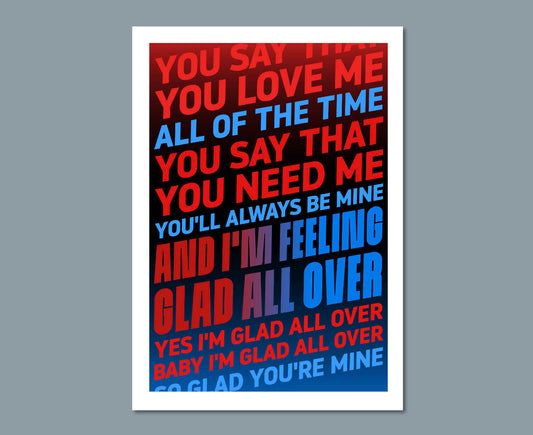 Crystal Palace Glad All Over Poster