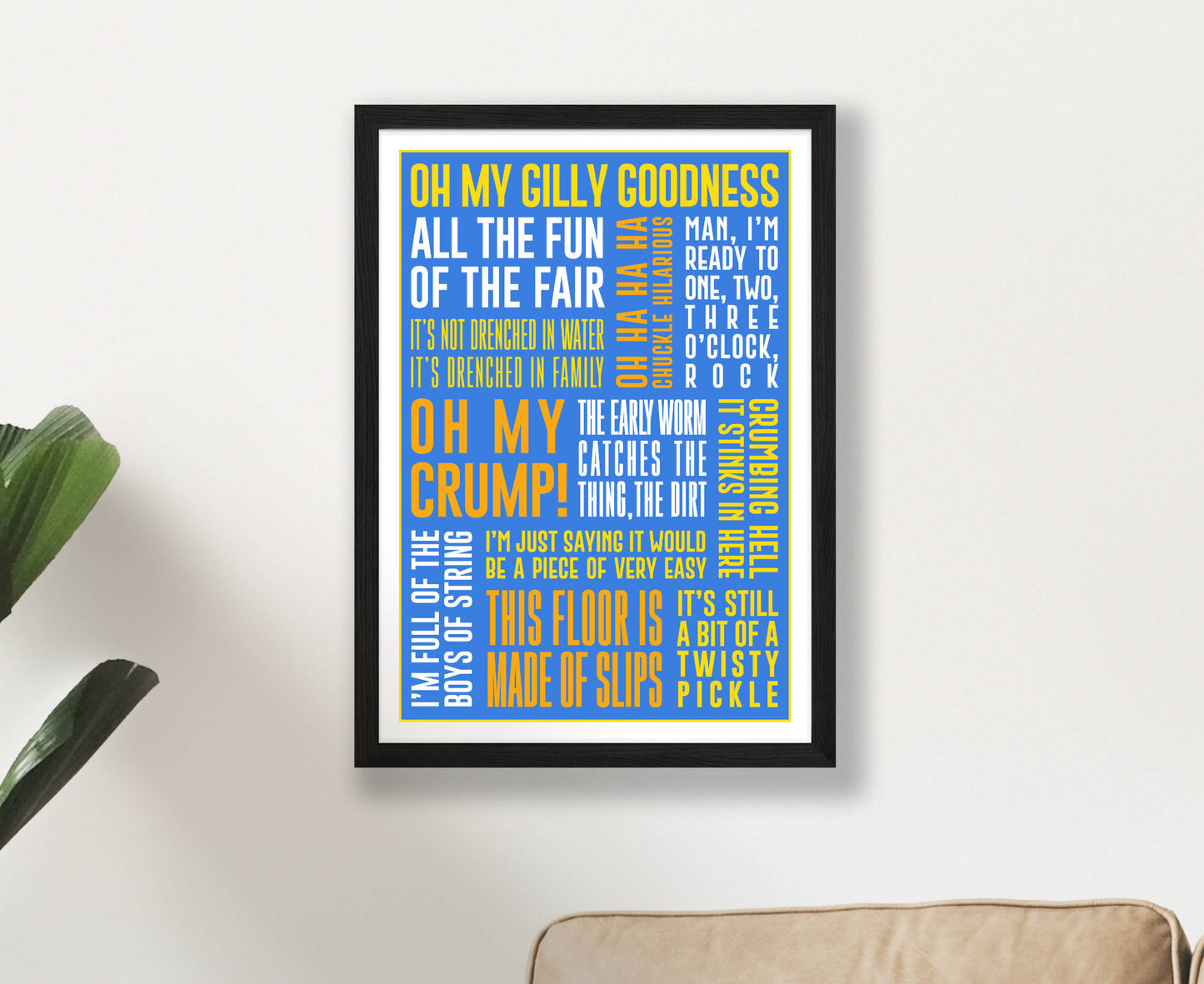 Stath Lets Flats Exclamation Quotes Poster