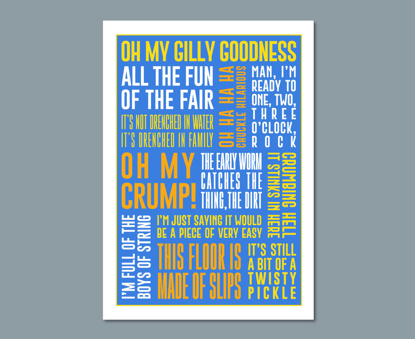 Stath Lets Flats Quotes Jamie Demetriou Poster Print 