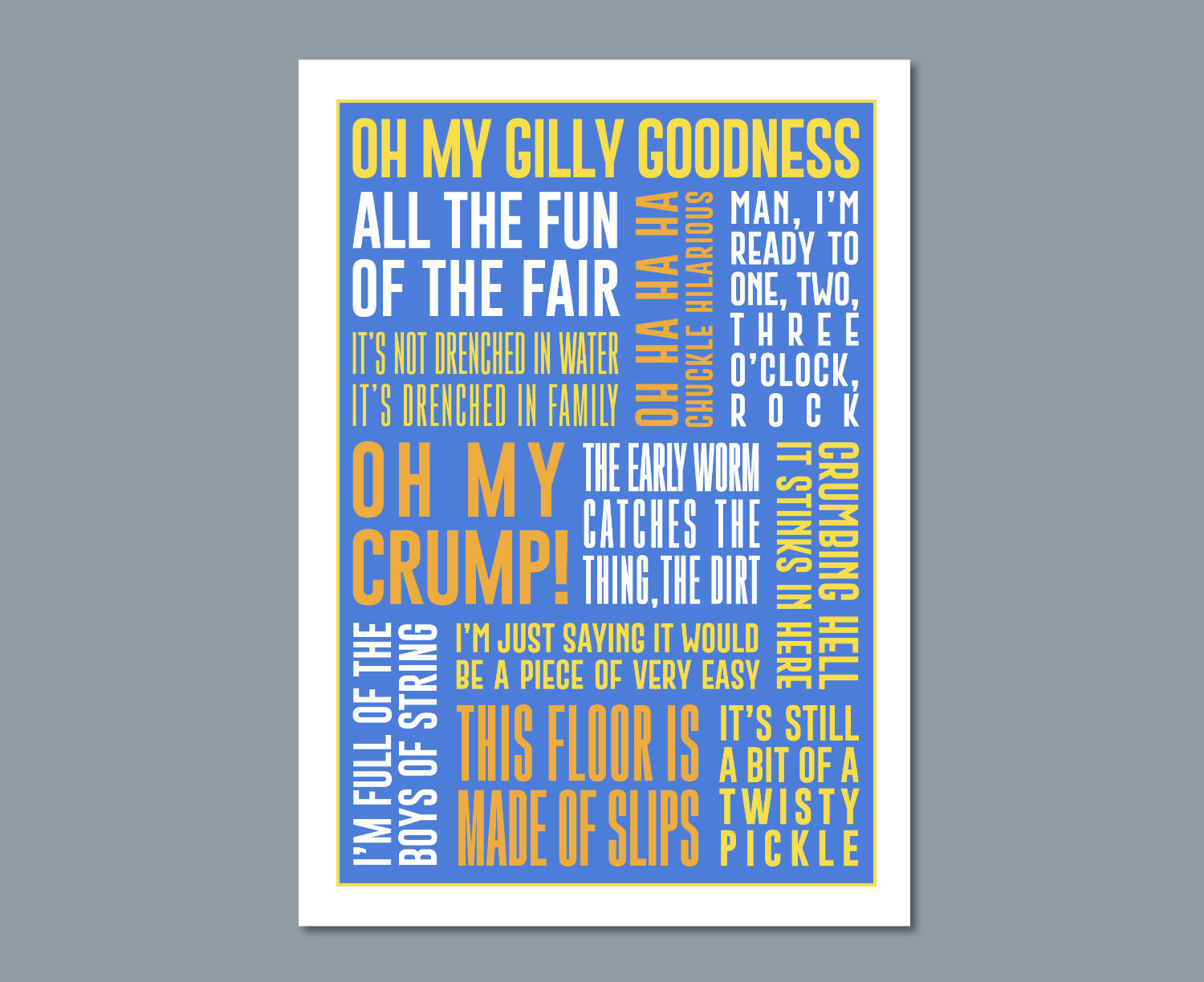 Stath Lets Flats Quotes Jamie Demetriou Poster Print 