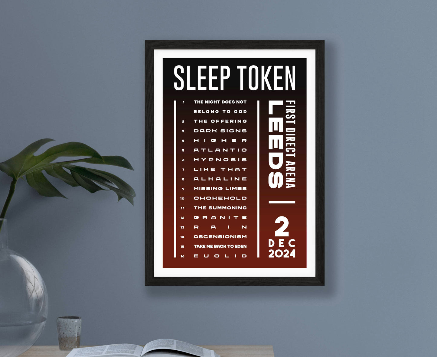 Sleep Token 2024 Tour Setlist Poster